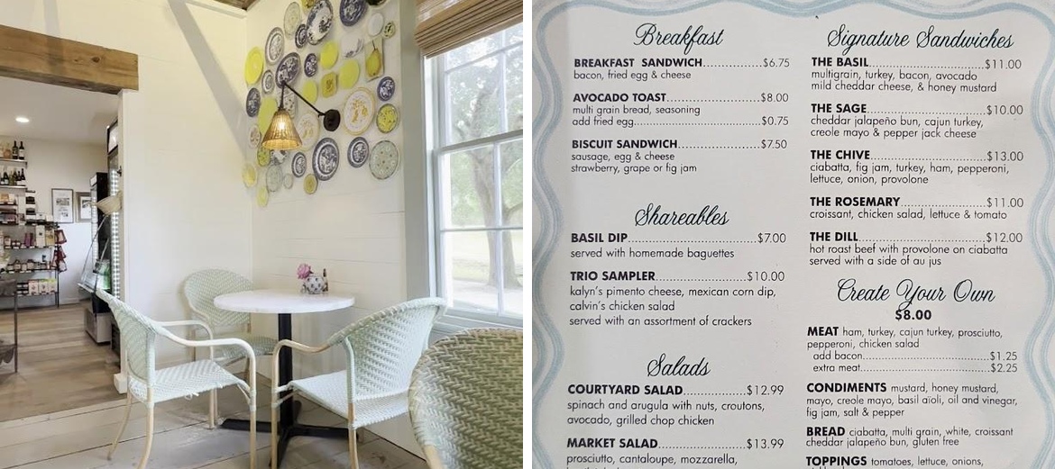 Basel's Market Menu