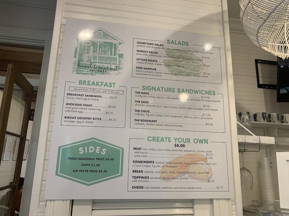 Basel's Market Menu image 3